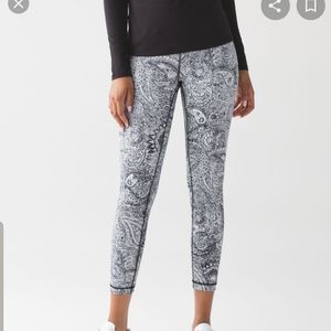 Lululemon leggings antique paisley